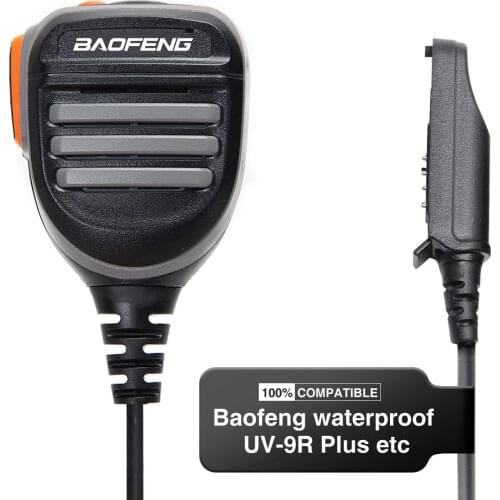Baofeng UV-9R plus Waterproof Shoulder Speaker Microphone For Baofeng UV-XR/ UV-9R PLUS/Pro /ERA BF-9700 A-58 rainroof Ham Radio