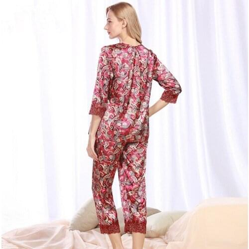 Free shipping pajamas suit spring and summer home pajamas TZ339