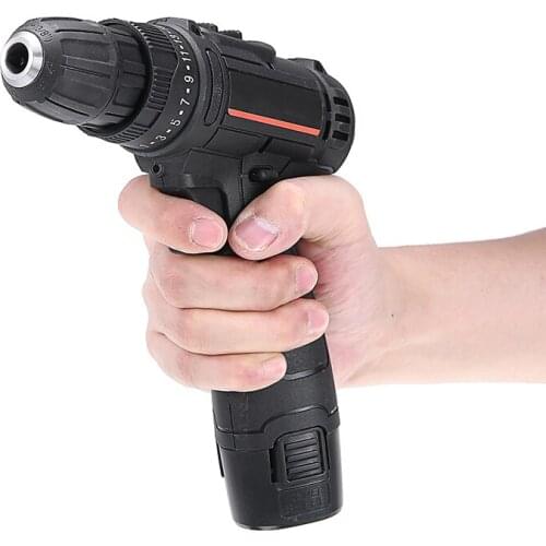 Cordless Electric Drill With lithium Battery 12V Double Speed Electric Screwdriver Home DIY Mini Drill Power Tools