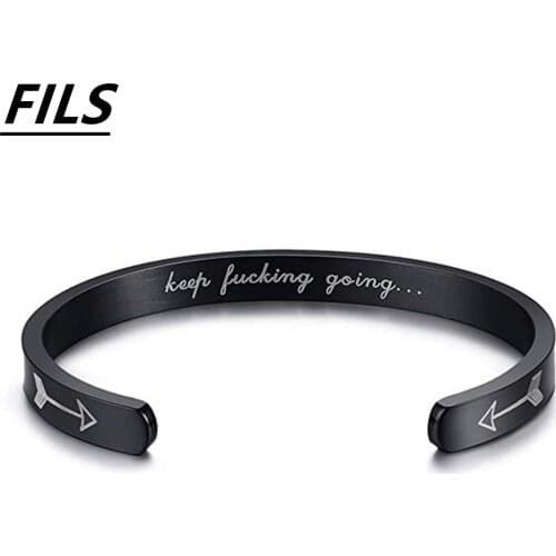 Personalized Custom Engraved Name Bangle Stainless Steel Black Men Bracelet Jewelry Name Words Letters Date Custom Memorial gift