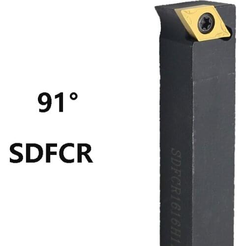 BEYOND SDFCR SDFCL SDFCR1212H07 SDFCR1616H11 External Turning Tools Holder Lathe Cutter Shank use DCMT07/11