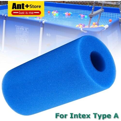 Swimming Pool Foam Filter Sponge Intex Type A Reusable Washable Biofoam Cleaner Swimming Pool Accessories Pool Noodle