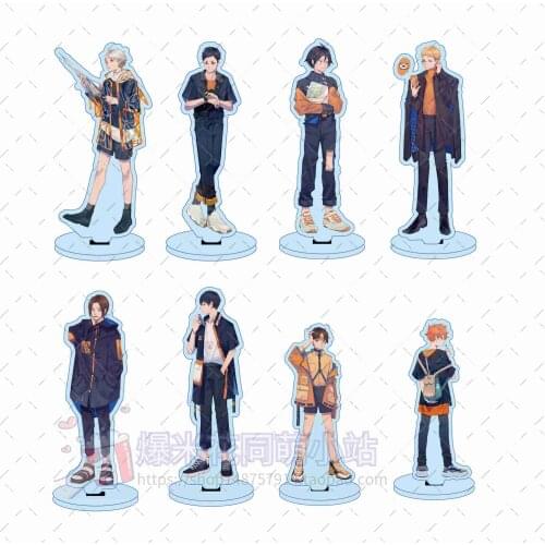 Haikyuu!! Theme Kozume Kenma Kuroo Tetsurou Hinata Shoyo Acrylic BL Stand Cartoon Anime Figure Keychain Model Pendant Toy