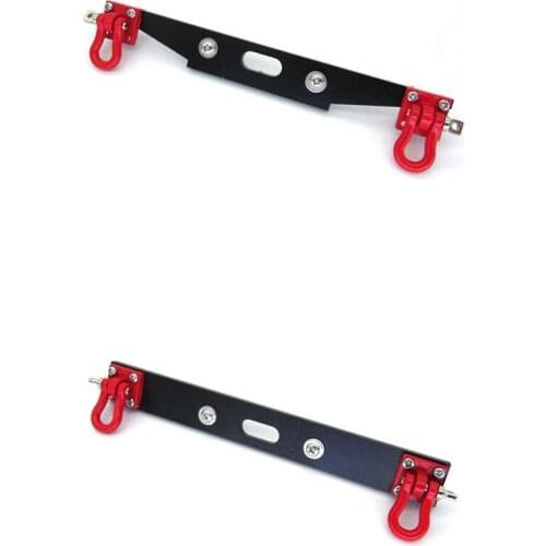 Metal Rear Bumper with Tow Hook for MN D90 D91 D99S MN90 MS 1/12 RC Car Upgrade Spare Parts Accessories
