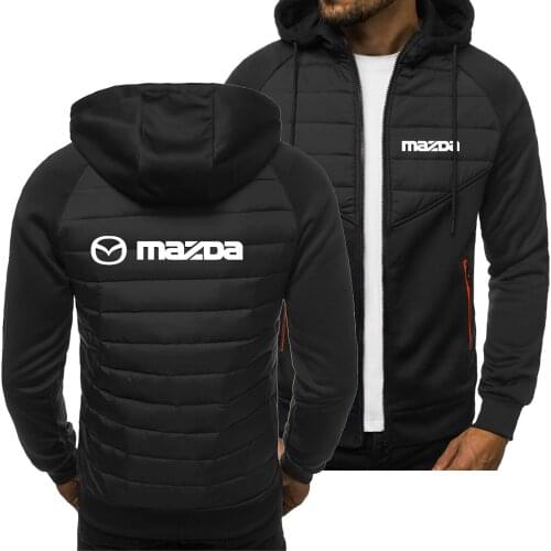 New Spring Autumn Mazda Hoodie Mens Fashion Sport Casual Sweatshirts Cardigan Zipper Long Sleeve Jacket