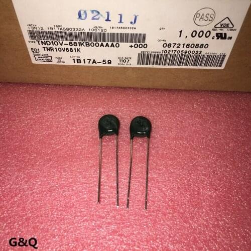 New and origina TNR10V681K 10D681K V10681U 680V varistor
