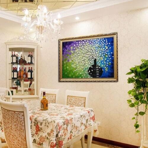 Handpainted 1panel painting white modern abstract oil painting on canvas wall art picture for living room home decoration