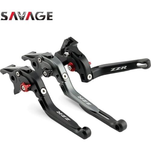 ZZR Brake Clutch Levers For KAWASAKI ZZR600 ZZR400 ZZR250 1990-2007 ZZR 250 400 600 Motorcycle Adjustable Folding Extendable