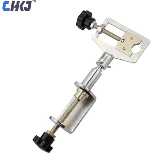 CHKJ Metal Alloy Locksmith Bench Table Vise Clamp Tool for Repair Practice Lock 360 Degree Rotation Professional Locksmith Tools