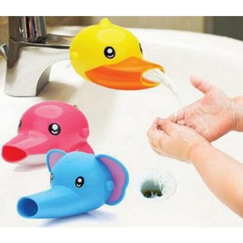 Animals Faucet Extender Baby Tubs Kids Hand Washing Bathroom Sink Gift Fashion and Convenient Housekeeping Toys