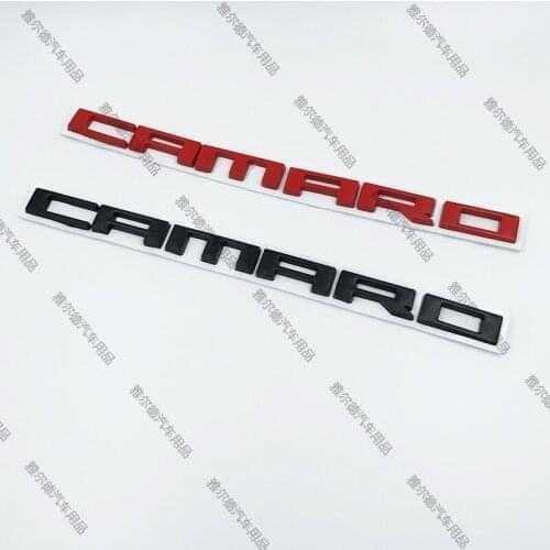 1pcs 3D metal car head cover tail truck letter stickers emblem Badge car styling decal for Chevrolet Camaro Hornet Accessories