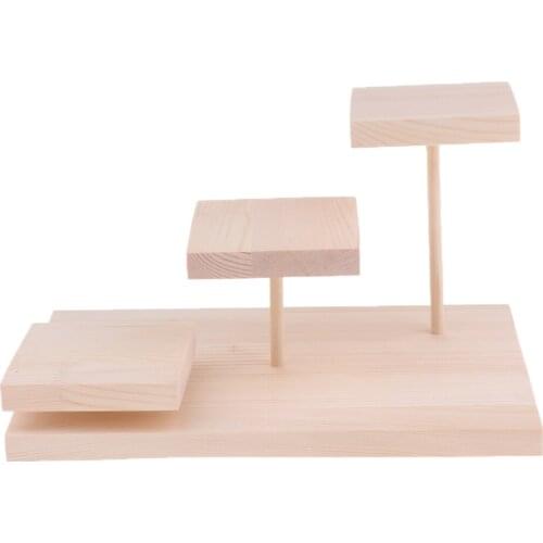 3 Layers Wooden Sunglasses Display Stand Home Shop Counter Show Holder Shelf