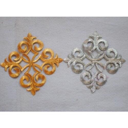 FREE SHIPPING 8*8cm stage clothes accessories embroidery applique,costume decoration materials,iron-on or sew-on,XERY13593