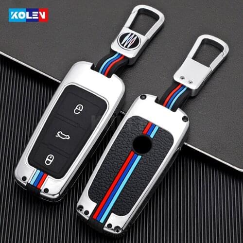 Zinc alloy Car Remote Key Cover Case Shell Fob Holder Keychain For Volkswagen VW CC Passat B6 B7 Passat 3C CC Maogotan R3B5B7L