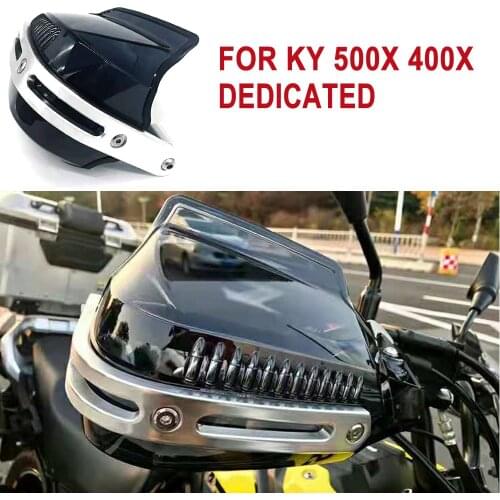 For KY MOTO KY500X KY400X Hand Guard Motorcycle Handguards Handlebar Guards LED KY 500 X KY 400 X