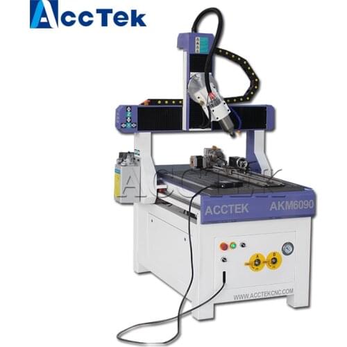 Factory hot sale high quality 6090 4 axis wood cnc router home business craft cnc router with Artcam software