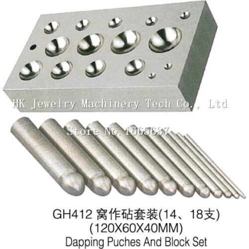 Hot sale 1pc/lot Dapping Puch,Dapping Punches,dapping block set craft jewelry tool s and mchine