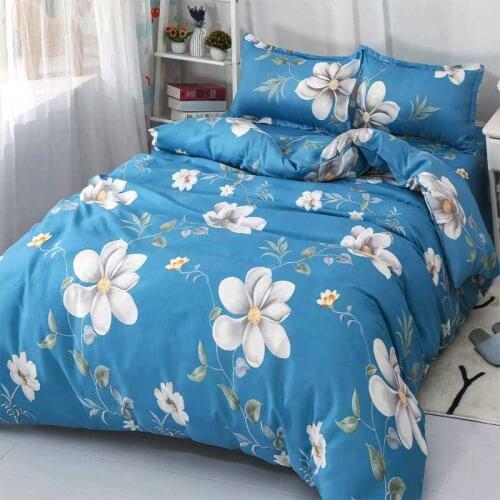 Thin Bedding 1 Quilt Cover + 2 Pillowcase Set Textile Bed Double/King/Queen Size Duvet Cover Comfortable( Without quilt ) F0458