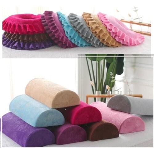Beauty Salon Latex Message Feet Pillow Footrest Detachable Face Down Breast Cushion Support Massage Pillow Therapy Spa Tool
