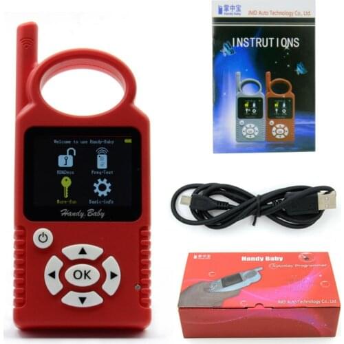 Multi-language Handy Baby CBAY Hand-held Car Key Programmer New 8.1.0 Auto Key Copy for 4D/46/48 Chips CBAY Chip Programmer