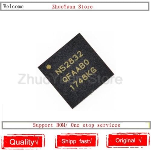 1PCS/lot NRF52832-QFAA NRF52832 NRF52832QFAA NRF52832-QFAA-R N52832 QFN48 New IC chip