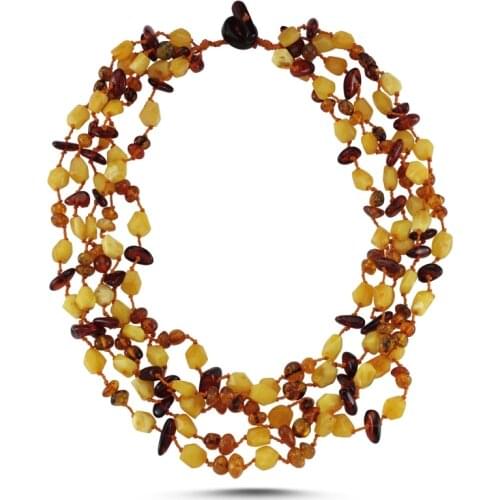 100% real Genuine Amber Stone Necklace natural stone women girl gift engagement wedding daily custom design