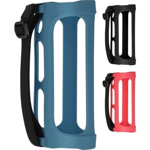 Portable Travel Carrying Case Protective Silicone Sleeve Case with Handle Strap for JBL Flip 4 Bluetooth Speaker