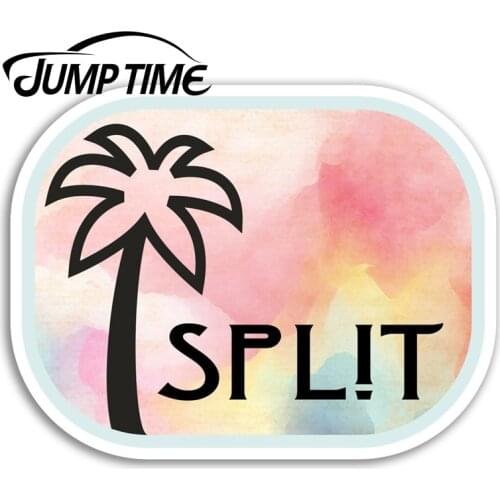 Jump Time for Split Croatia Vinyl Stickers Travel Sticker Laptop Luggage Decal Car Styling Motor Helmet Decor Car Accessories