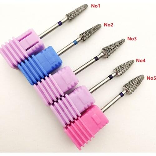 High quality1pcs Carbide Tungsten Cutter Nail Bit Wearproof Manicure Polishing Clean Cuticle Polishing Tools for Manicure Drill