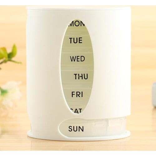 050 Fashion storage case Oval travel 7 layers storage box 9.6*12cm