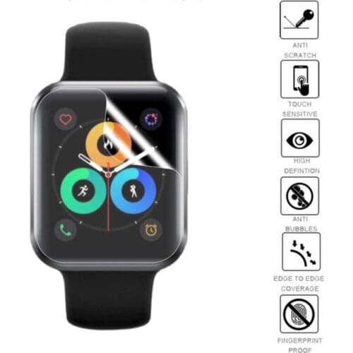 5pcs Soft TPU Clear Protective Film Smartwatch Guard For Meizu Smart Watch Full Display Screen Protector Cover Protection
