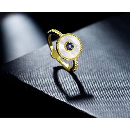 AAA+ Quality Fashion 14k Gold Plated Pave CZ Crystals Devils Eyes Silver Rings For Women Knuckle Jewelry