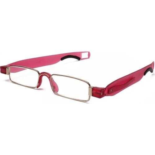 Colored Glasses Folding Glasses With Case Womens Reading glasse