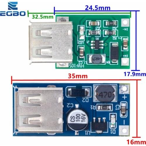 DC DC 0.9V-5V to 5V 600MA Power Bank Charger Step Up Boost Converter Supply Voltage Module USB Output Charging Circuit