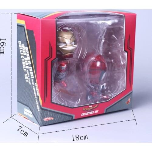 The Man Who Came Back Spiderman iron-Man PVC Action Figure Model 7-11cm