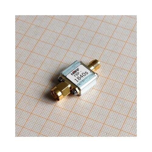 FBP-1840s 1840MHz SAW bandpass filter for communication system, 1dB passband 1810-1870MHz, SMA