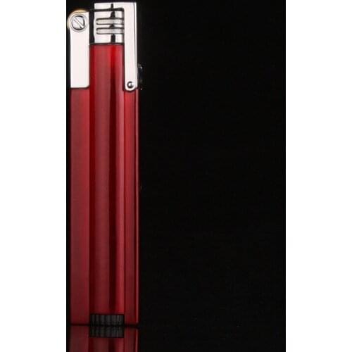 Gas Lighter Classic Simple Modern Butane Straight Into Lacquer Windproof Lighter for Smoking Cigar Cigarette Candle Gadget Gifts