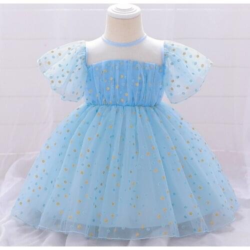 Summer Beads Infant Baby Girl Dress Big Bow Baptism Flower Dresses for Girls 1 Year Birthday Lace Party Wedding Baby Clothes