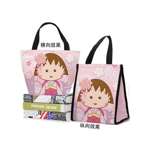 LISM Chi-bi Maruko Fashion Customized Lunch Bags Cartoon Warm Storage bag Portable Women Girls Unisex