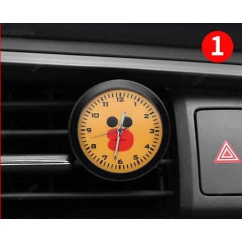 Cartoon car clock car with electronic watch car clock electronic clock decoration quartz watch CD50 Q04