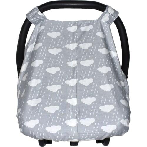 New infant carseat cover baby feed shopping cart cover muslin cloth high chair covers for babies breastfeeding nursing cover