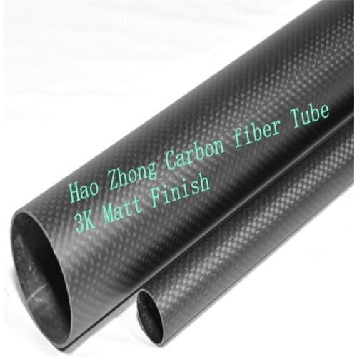 Plain Matt 1-10pcs 20MM ODx 18MM IDx 1000MM (1m) 100% 3k Carbon Fiber tube /pipe/shaft, wing tube Quadcopter arm 20*18