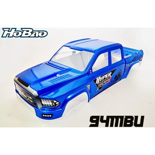 OFNA/HOBAO RACING 94111BU MT Plus II Painted Body Shell- Blue FOR 1/8 HYPER MT PLUS Ⅱ MONSTER TRUCK