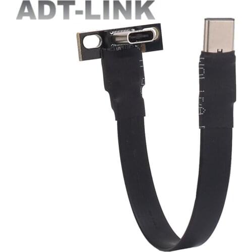 USB 3.1 Gen2 USB-C To USB-C USB3.1 Type-C To Type-C Data Sync & Charge Type C Cord Connector Adapter FPC FPV Flat Flexible Cable