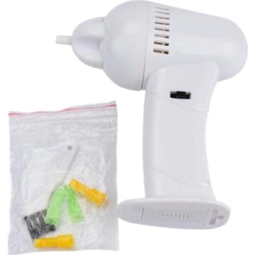 Portable Size Electric Ear Vacuum Cleaner Ear Removal Safety Body Health Care with Soft & Safety Head Ear Care Tool