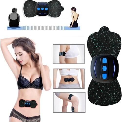 Portable Smart Neck Cervical Spine Massager USB Rechargeable Back Waist Shoulder Muscle Relax Pain Relief Therapy Massage Patch