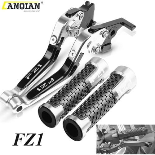 Motorcycle Adjustable Brake Clutch Levers Handle Grips For YAMAHA FZ1FAZER FZ1 2006 2007 2008 2009 2010 2011 2012 2013 2014 2015