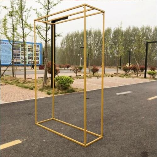 Wedding arch, balloon arch, background frame, retractable free metal frame, home and party decoration accessories