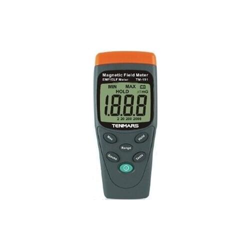 TM-191 Magnetic Field Tester EMF ELF Gauss Meter Electromagnetic Radiation Detector Extremely Low Frequency(ELF) of 30 to 300Hz