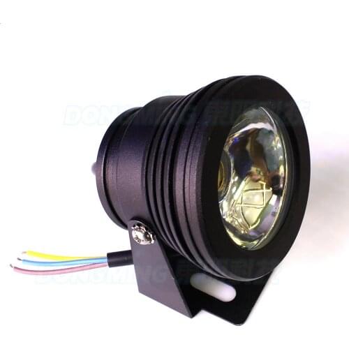 Waterproof IP68 Black Body LED Underwater Light AC85-265 Warm White/Cool White Underwater Pool Light 10W Led Lights Underwater